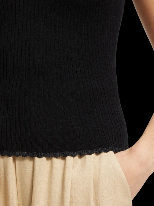 TIE BACK KNITTED TANK