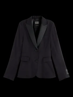 TUXEDO SINGLE BREASTED BLAZER