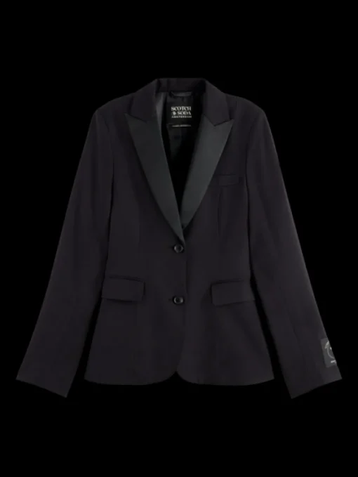 TUXEDO SINGLE BREASTED BLAZER
