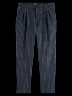 TWILT - BRUSHED WOOL-BLEND PLEATED CHINO