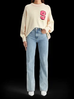 Varsity oversized pullover