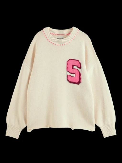 Varsity oversized pullover