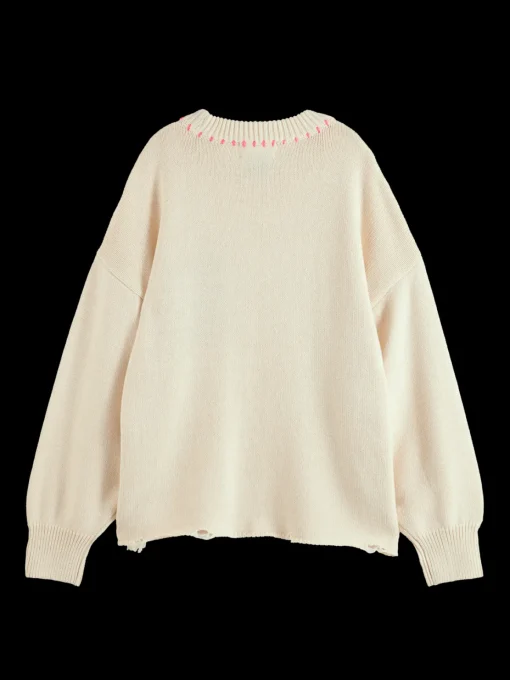 Varsity oversized pullover