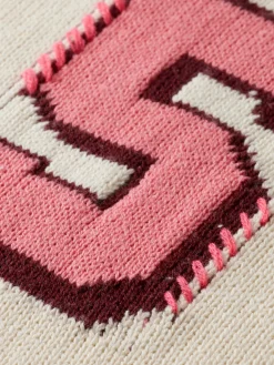 Varsity oversized pullover