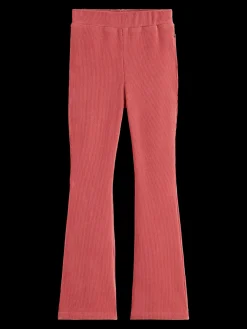 VELVET CORD FLARE LEGGING