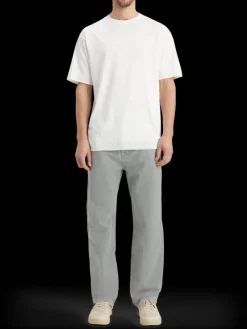 Verve - acid washed cotton-blend worker pant