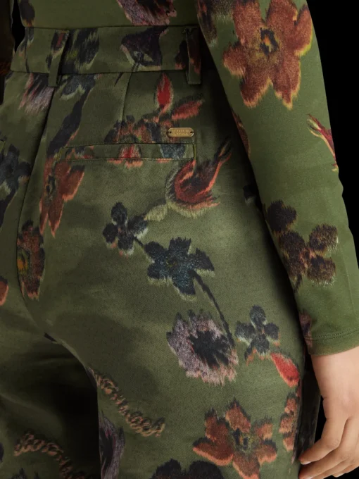 Violet poetry tapestry kick flare pant