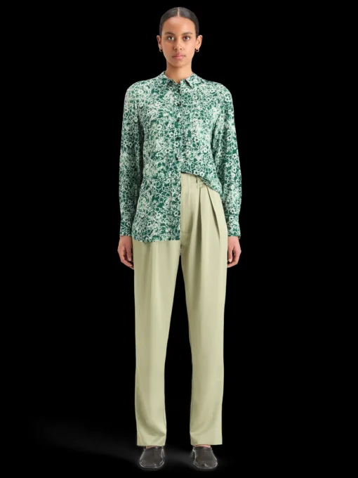 VISCOSE PRINTED RELAXED FIT SHIRT