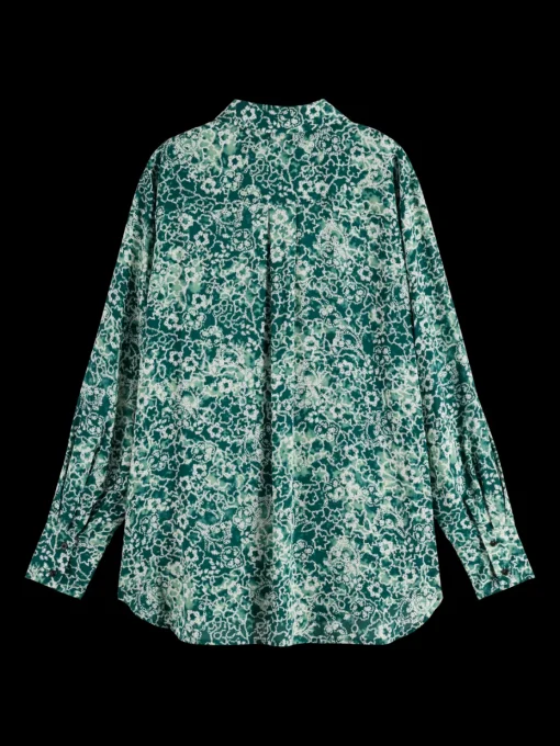 VISCOSE PRINTED RELAXED FIT SHIRT