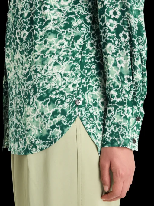 VISCOSE PRINTED RELAXED FIT SHIRT