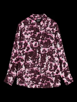 VISCOSE PRINTED RELAXED FIT SHIRT