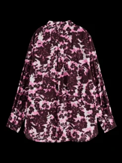 VISCOSE PRINTED RELAXED FIT SHIRT