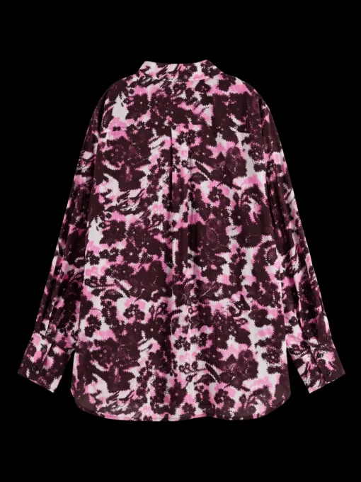 VISCOSE PRINTED RELAXED FIT SHIRT