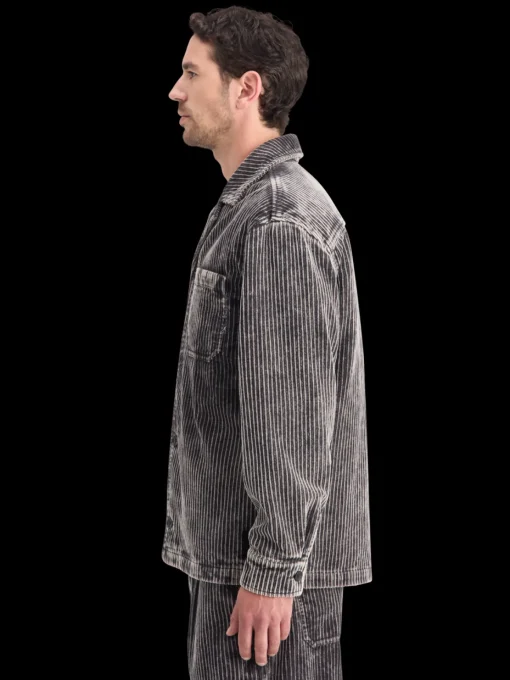 WASHED CORDUROY JACKET WITH DETACHABLE INNER GILET