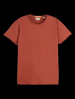 WASHED EMBROIDERED T-SHIRT