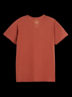 WASHED EMBROIDERED T-SHIRT