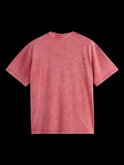 Washed pocket relaxed fit t-shirt