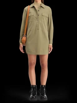 WASHED SHIRT DRESS