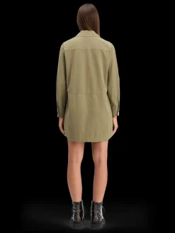 WASHED SHIRT DRESS