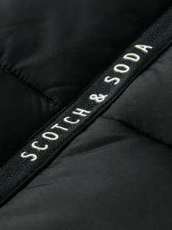 WATER REPELLENT HOODED PUFFER JACKET