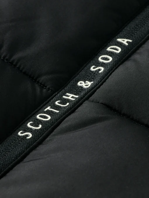 WATER REPELLENT HOODED PUFFER JACKET