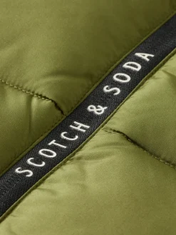 WATER REPELLENT HOODED PUFFER JACKET