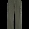 WIDE LEG LYOCELL CARGO PANT