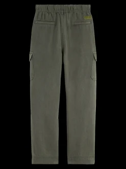 WIDE LEG LYOCELL CARGO PANT