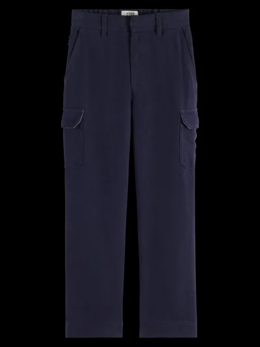 WIDE LEG LYOCELL CARGO PANT