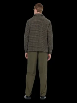 Wool-blend regular fit jacket