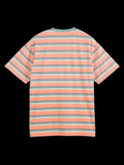 Yarn dye stripe pocket t-shirt