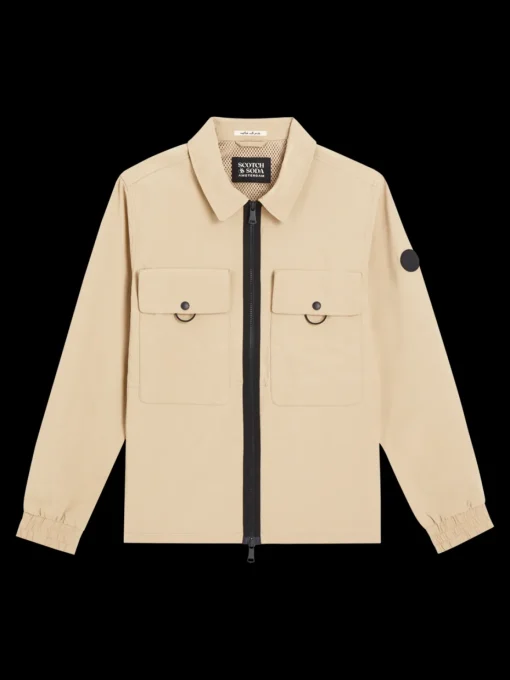 Zipped utility jacket