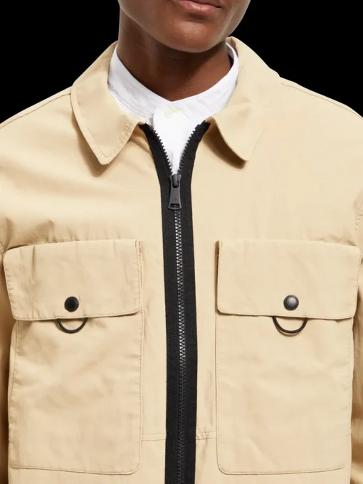 Zipped utility jacket